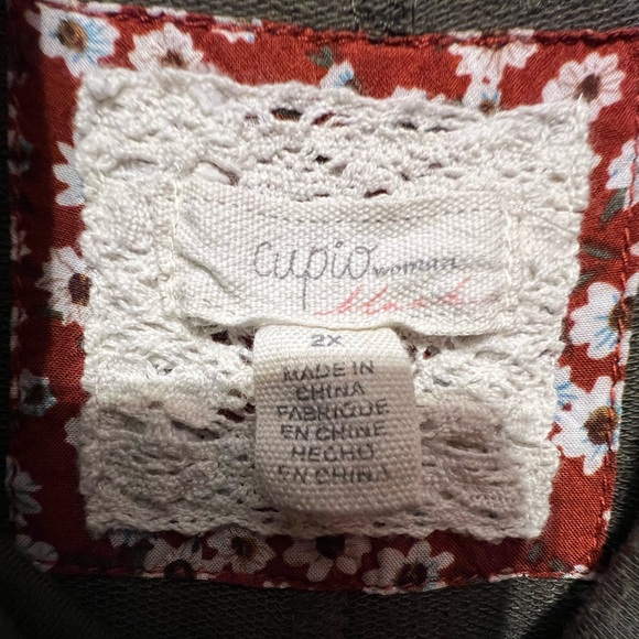 Cupio Woman Cowl Neck Warm Tunic 2X 🫒 - Picture 2 of 14